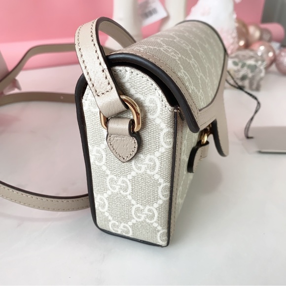 👜 GUCCI 🌺 Horsebit 1955 mini bag - Picture 4 of 16